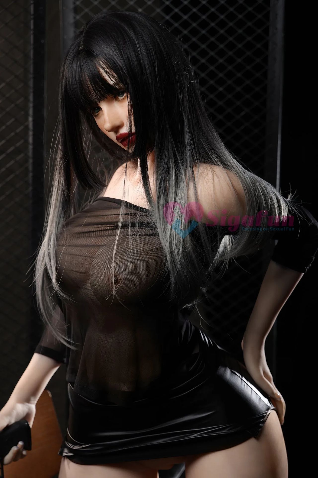 Picture of Sigafun Sex Doll 164CM Real Lifelike Sex Doll Cecily Cool Secret Agent [In Stock | US Only]