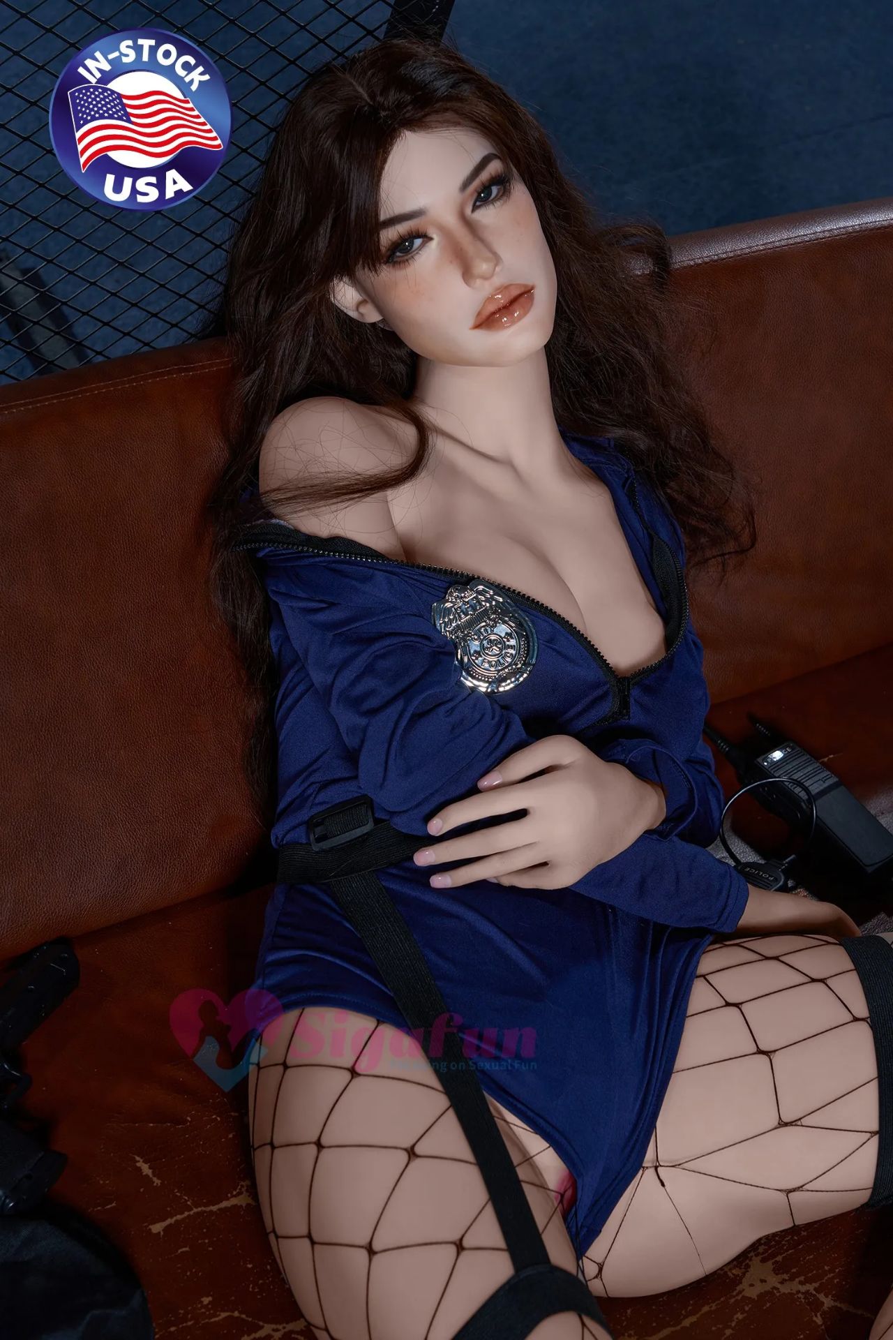 Picture of Sigafun Sex Doll 163CM Big Ass Sex Doll Amani Policewoman [In Stock | EU Only]