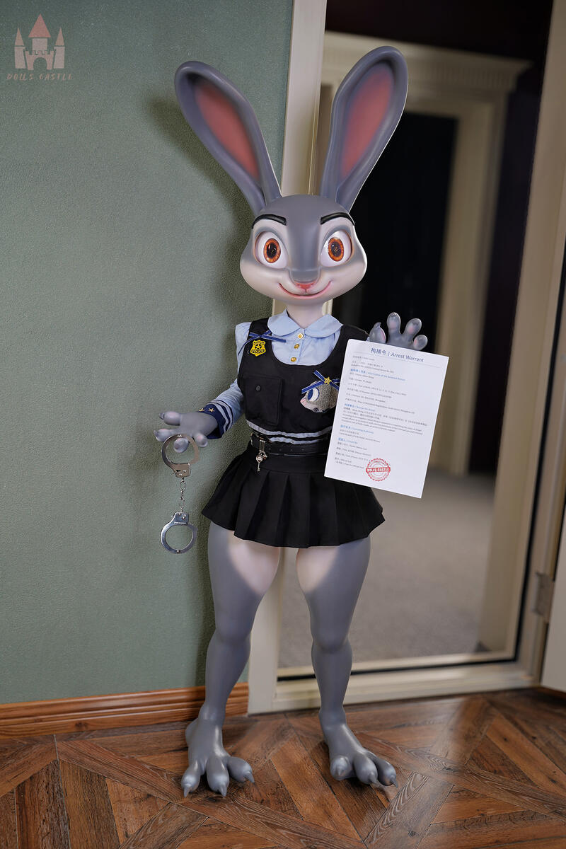Picture of 168cm/5ft6 A-cup Silicone Sex Doll – Rabitty (Judy Hopps)