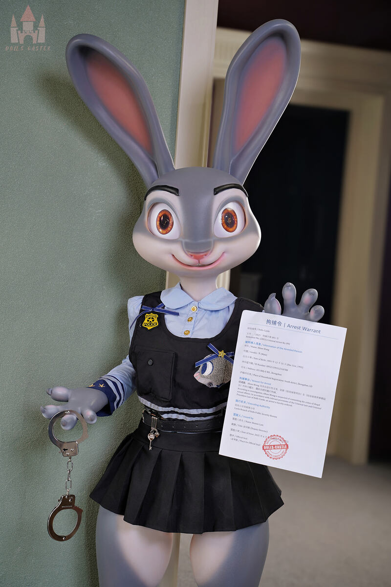 Picture of 168cm/5ft6 A-cup Silicone Sex Doll – Rabitty (Judy Hopps)