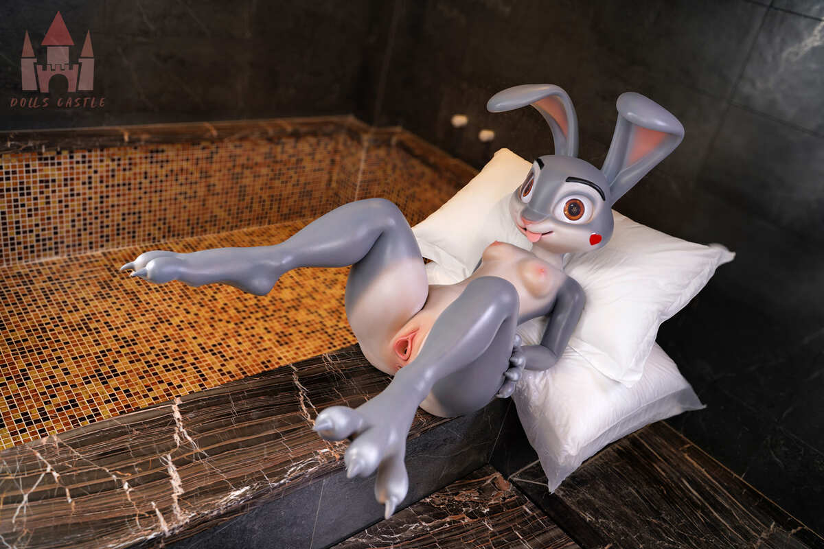 Picture of 168cm/5ft6 A-cup Silicone Sex Doll – Rabitty (Judy Hopps)