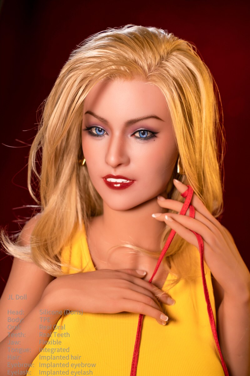 Picture of 148cm/4ft10 E-cup Silicone Head Sex Doll – Doris