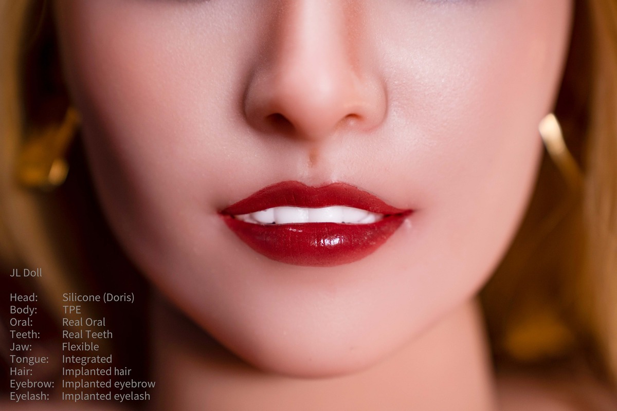 Picture of 148cm/4ft10 E-cup Silicone Head Sex Doll – Doris