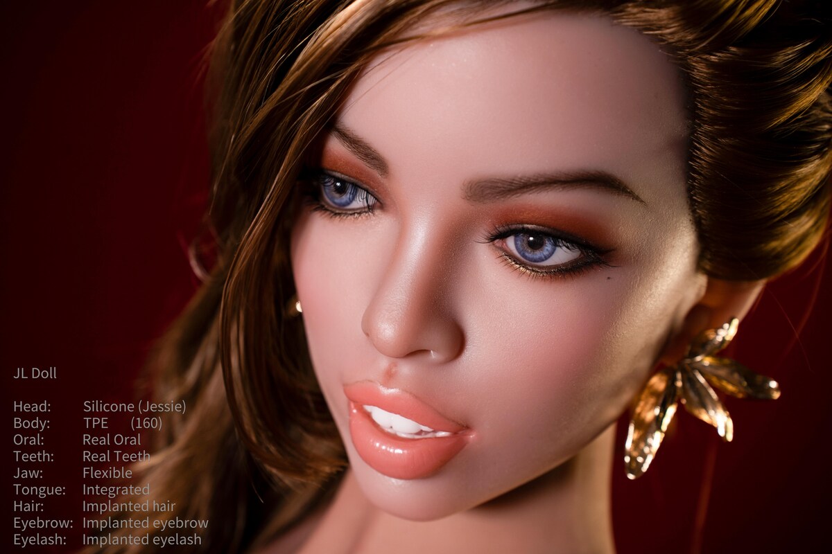 Picture of 160cm/5ft3 M-cup Silicone Head Sex Doll – Jessie