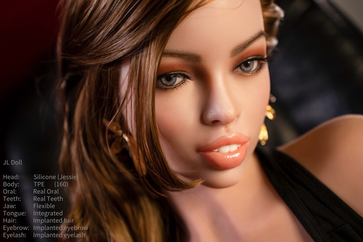 Picture of 160cm/5ft3 M-cup Silicone Head Sex Doll – Jessie