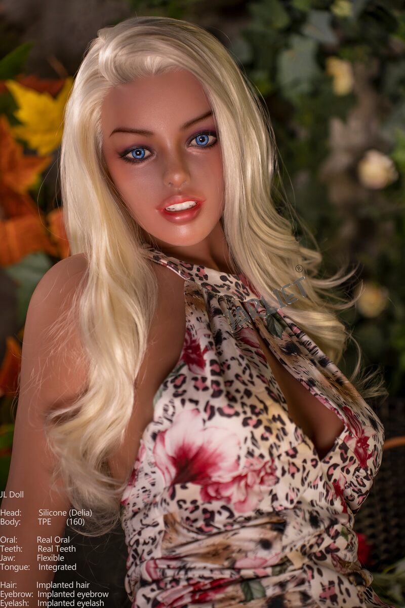 Picture of 160cm/5ft3 C-cup Silicone Head Sex Doll – Delia