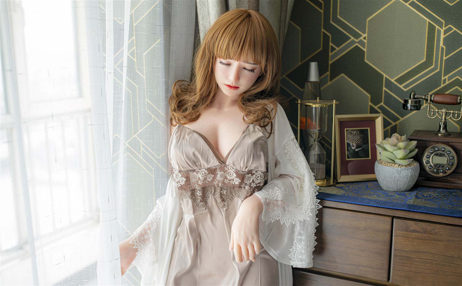 Picture of 162cm/5ft4 G-cup Silicone Sex Doll – Lininer
