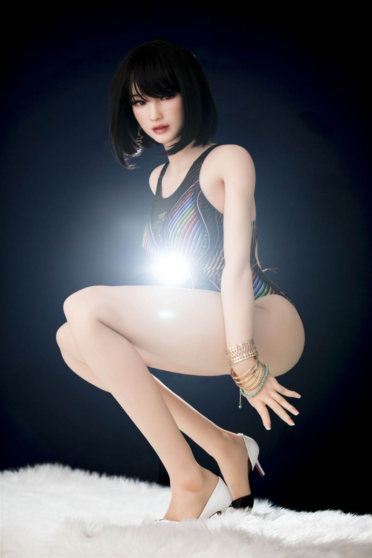 Picture of 162cm/5ft4 G-cup Silicone Sex Doll – Linyanyan