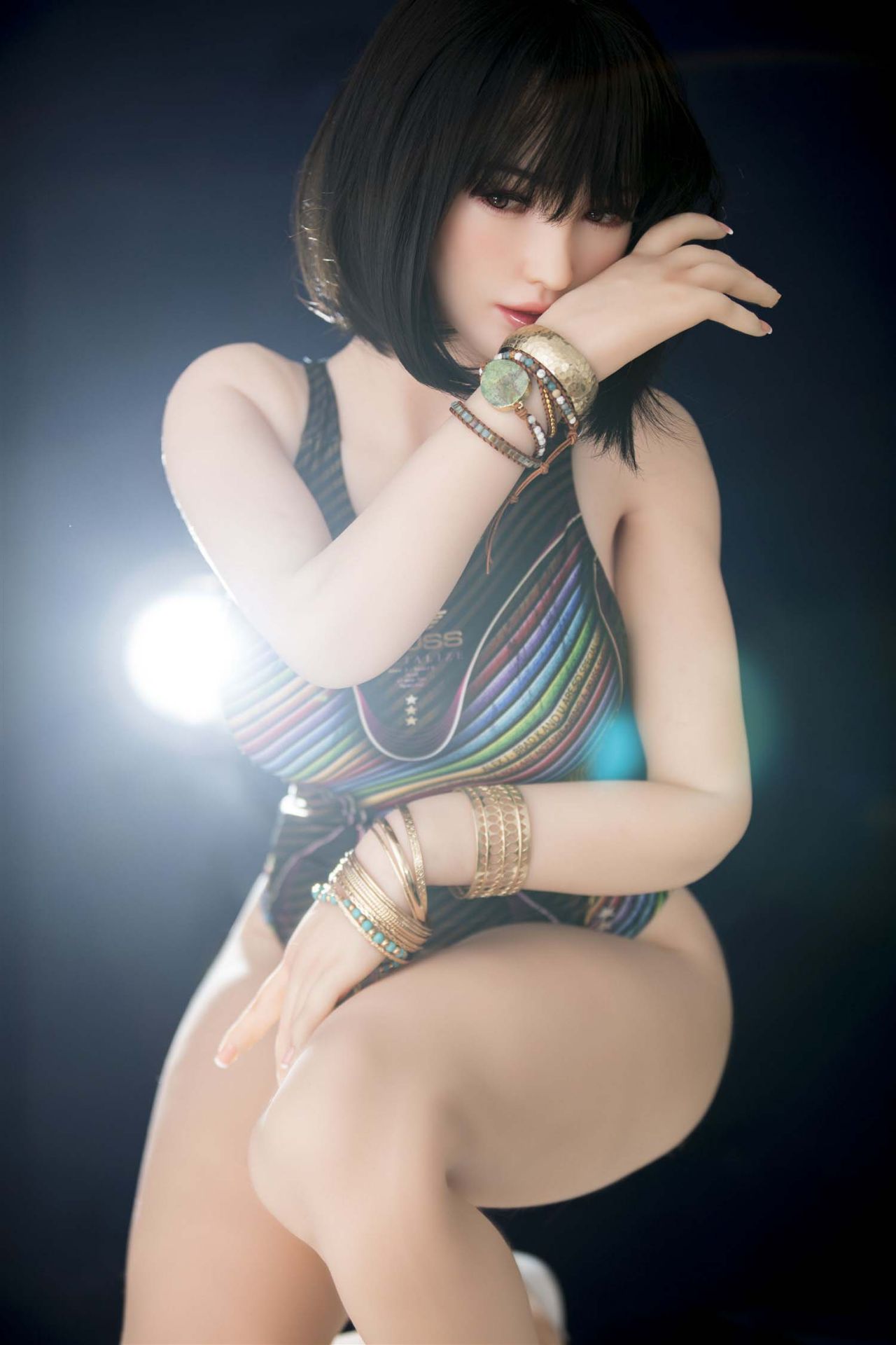 Picture of 162cm/5ft4 G-cup Silicone Sex Doll – Linyanyan