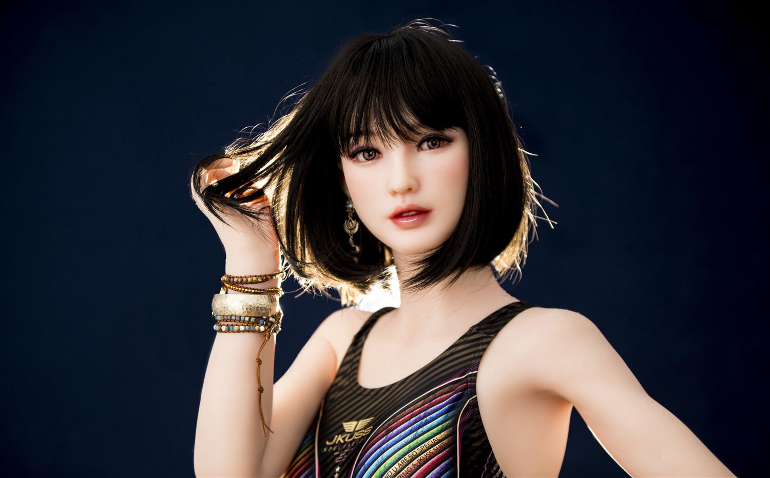 Picture of 162cm/5ft4 G-cup Silicone Sex Doll – Linyanyan