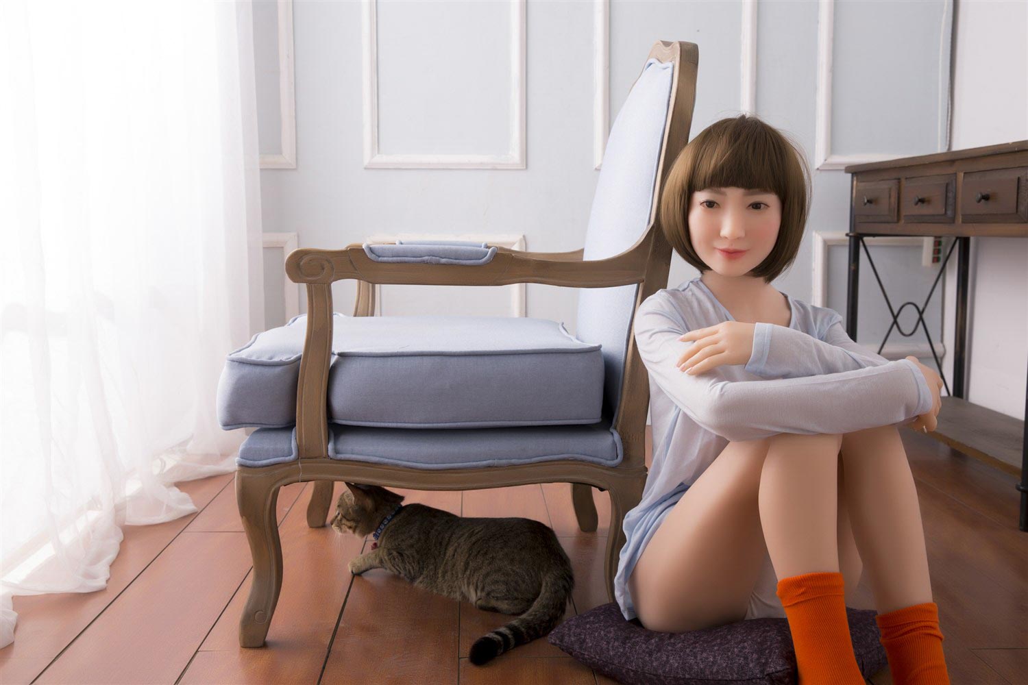 Picture of 152cm/4ft12 F-cup Silicone Sex Doll – Ruoshui