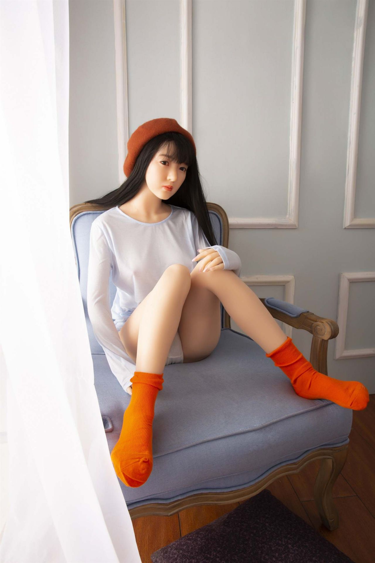 Picture of 152cm/4ft12 F-cup Silicone Sex Doll – Chulian