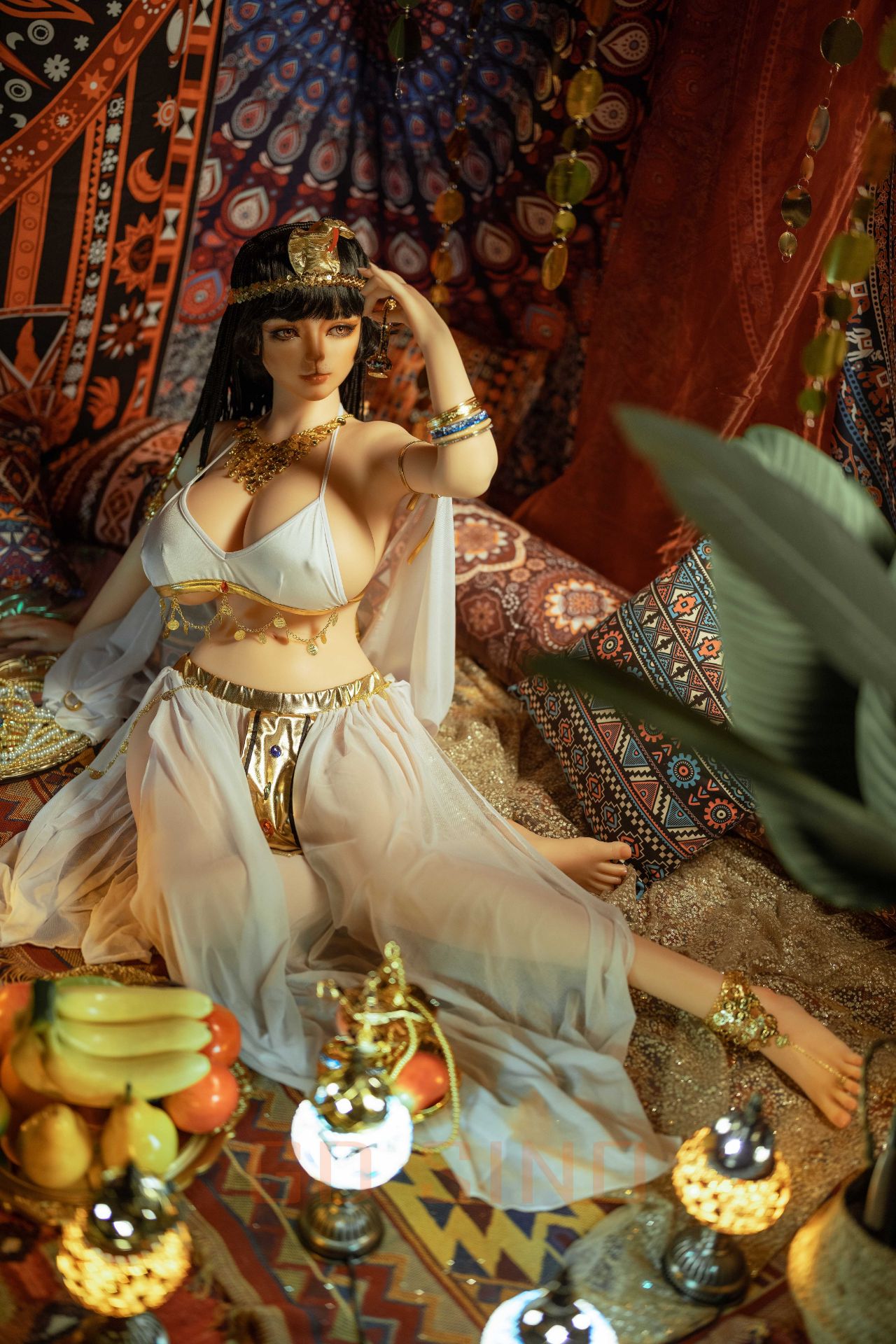 Picture of GD Sino 155cm/5ft1 L-cup Silicone Sex Doll – G155 Body + G1 Luozi (cat-like makeup) - Luozi