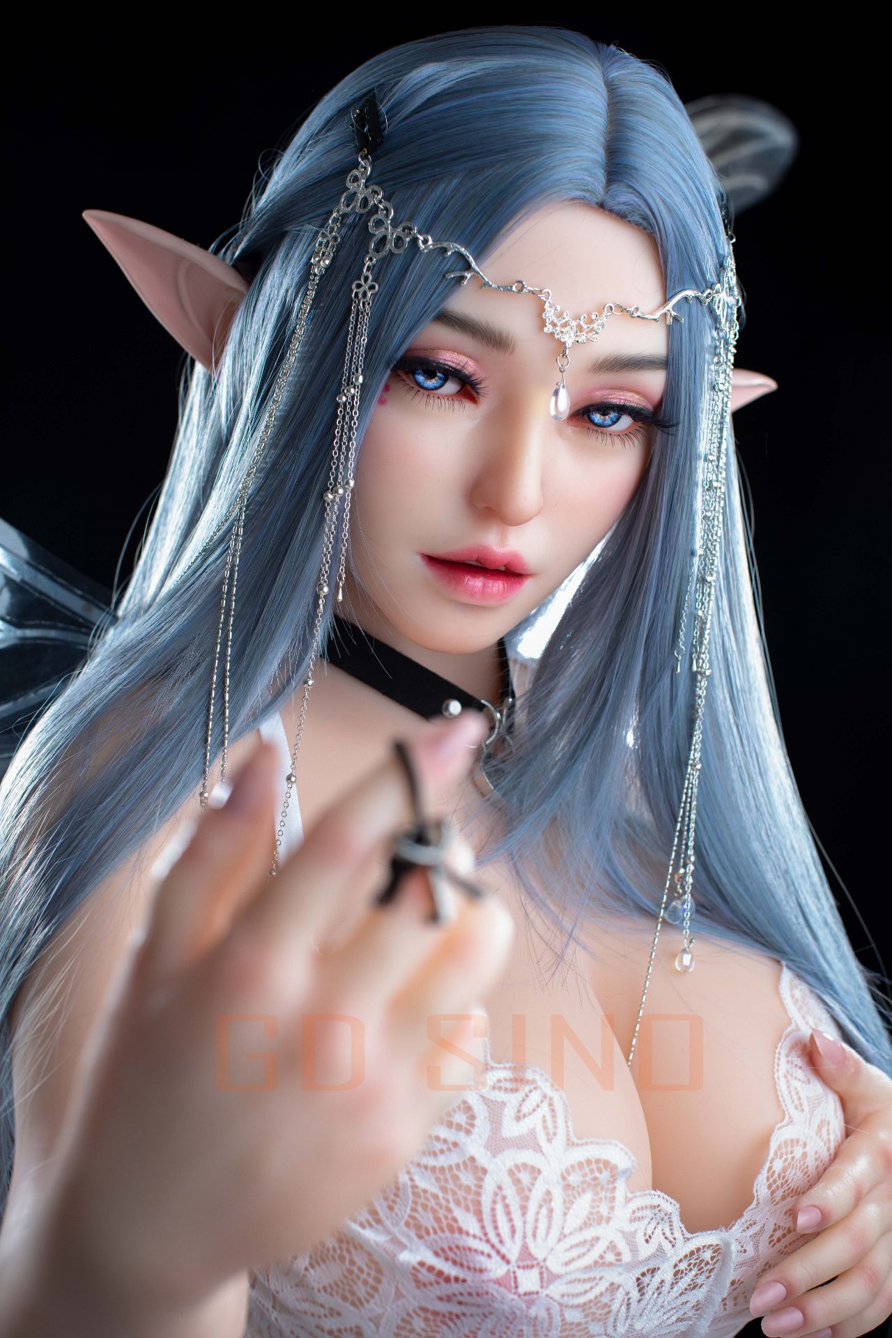 Picture of GD Sino 155cm/5ft1 L-cup Silicone Sex Doll – G155 Body + G1 Luoning (cat-like makeup) - Luoning