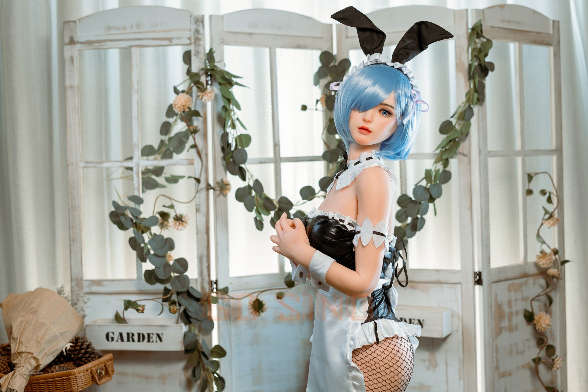 Picture of GD Sino 156cm/5ft1 C-cup Silicone Sex Doll – G1 Luozi (Cos Rem)