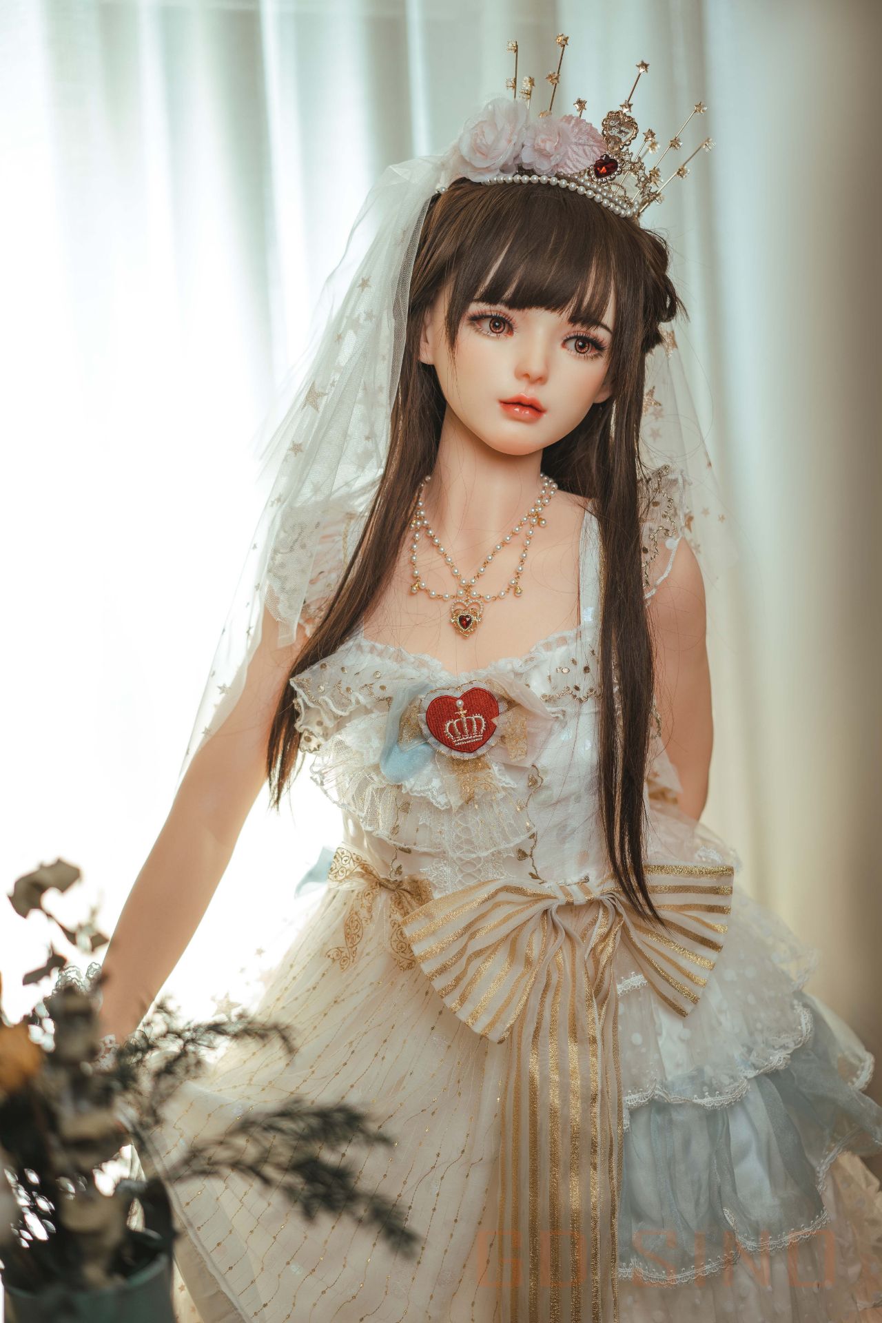 Picture of GD Sino 156cm/5ft1 C-cup Silicone Sex Doll – Luozi (Little princess)