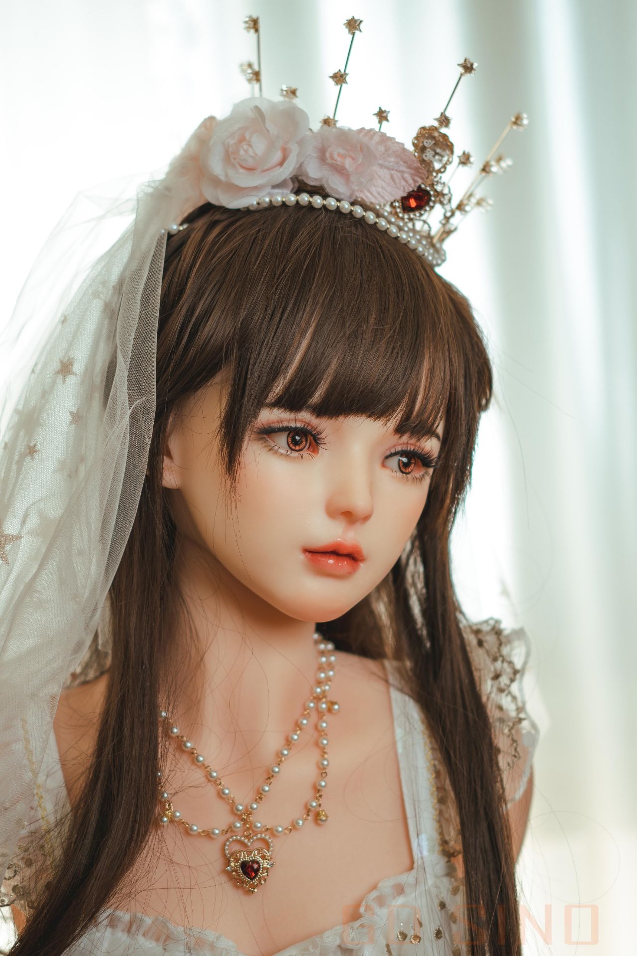 Picture of GD Sino 156cm/5ft1 C-cup Silicone Sex Doll – Luozi (Little princess)