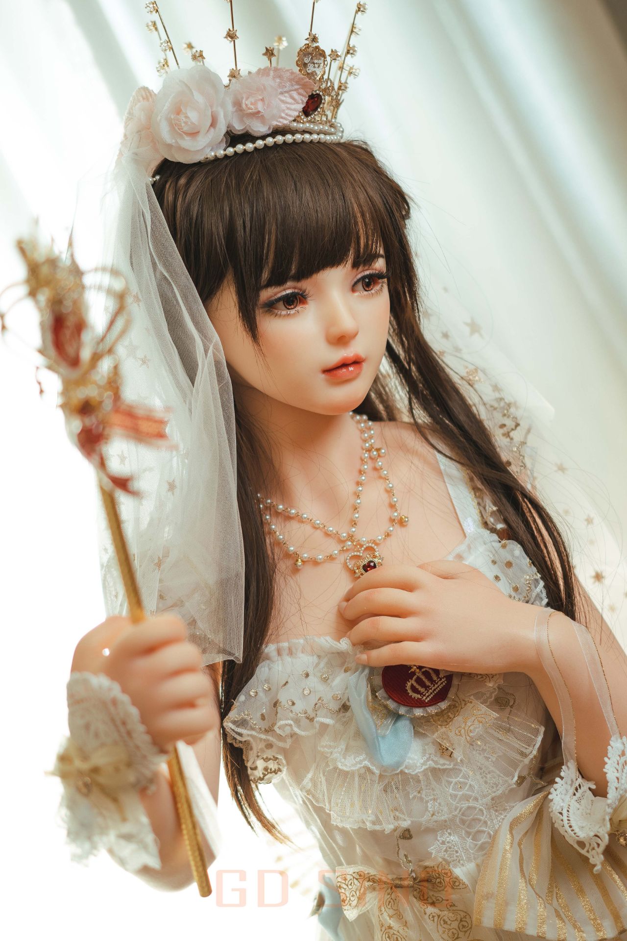 Picture of GD Sino 156cm/5ft1 C-cup Silicone Sex Doll – Luozi (Little princess)