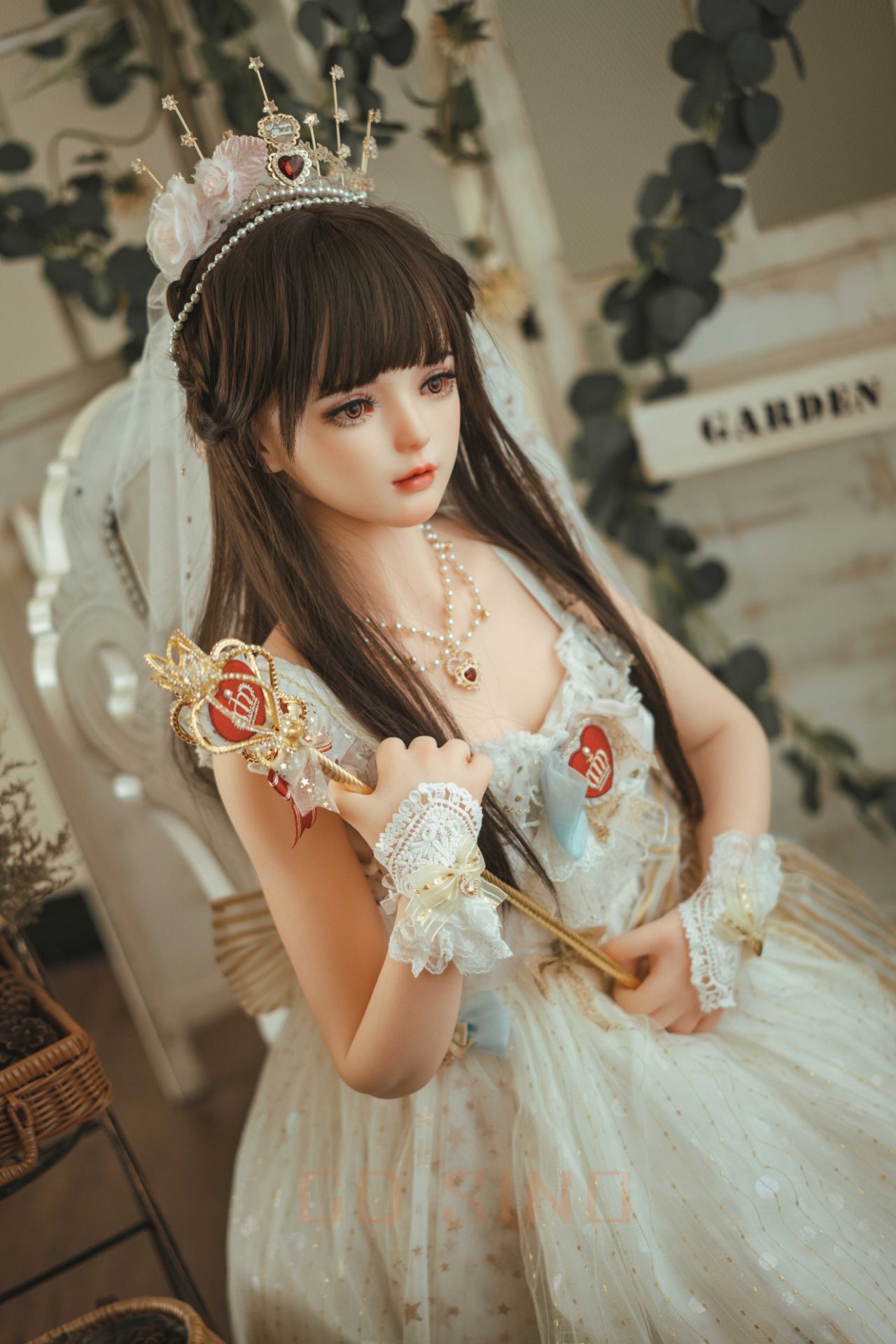 Picture of GD Sino 156cm/5ft1 C-cup Silicone Sex Doll – Luozi (Little princess)