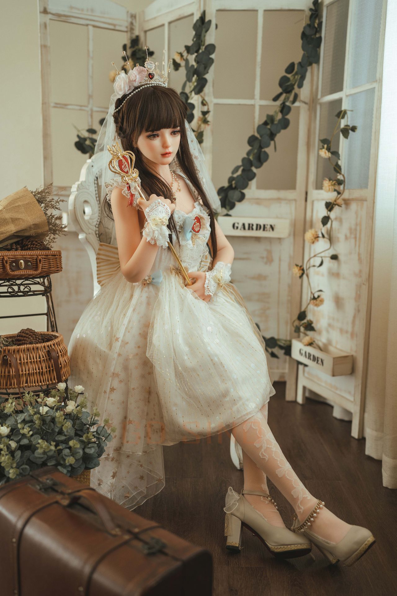 Picture of GD Sino 156cm/5ft1 C-cup Silicone Sex Doll – Luozi (Little princess)