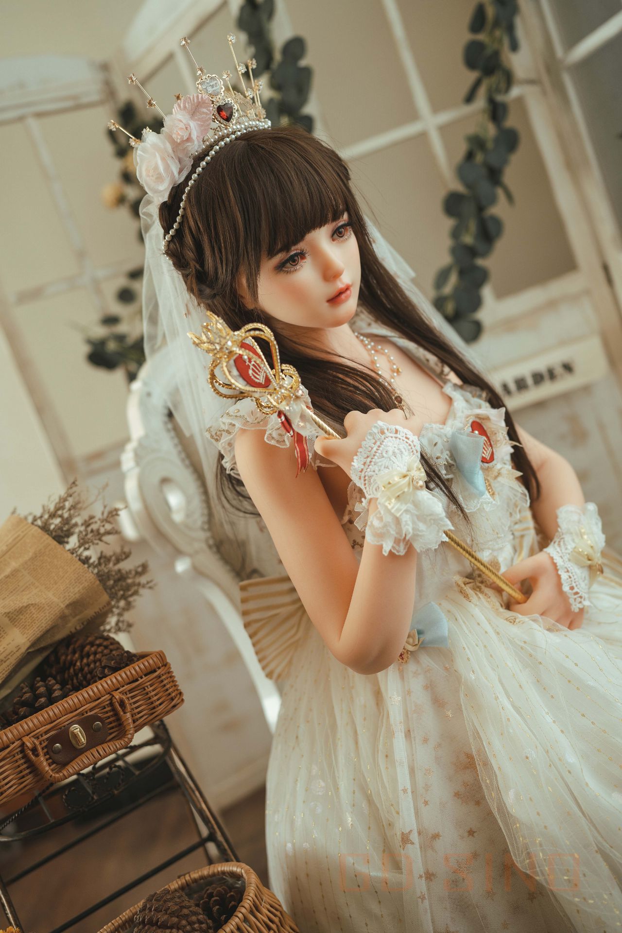 Picture of GD Sino 156cm/5ft1 C-cup Silicone Sex Doll – Luozi (Little princess)