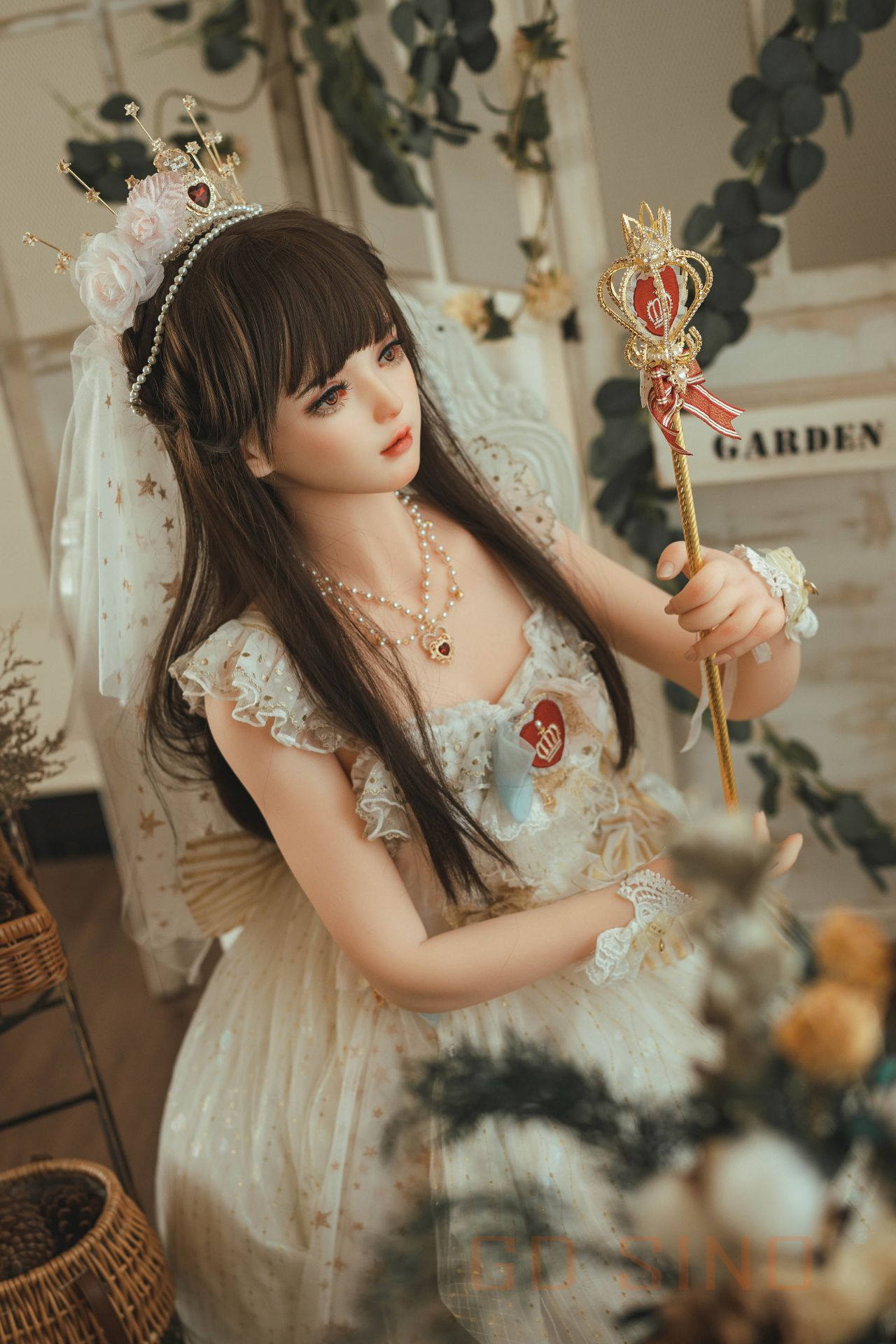 Picture of GD Sino 156cm/5ft1 C-cup Silicone Sex Doll – Luozi (Little princess)