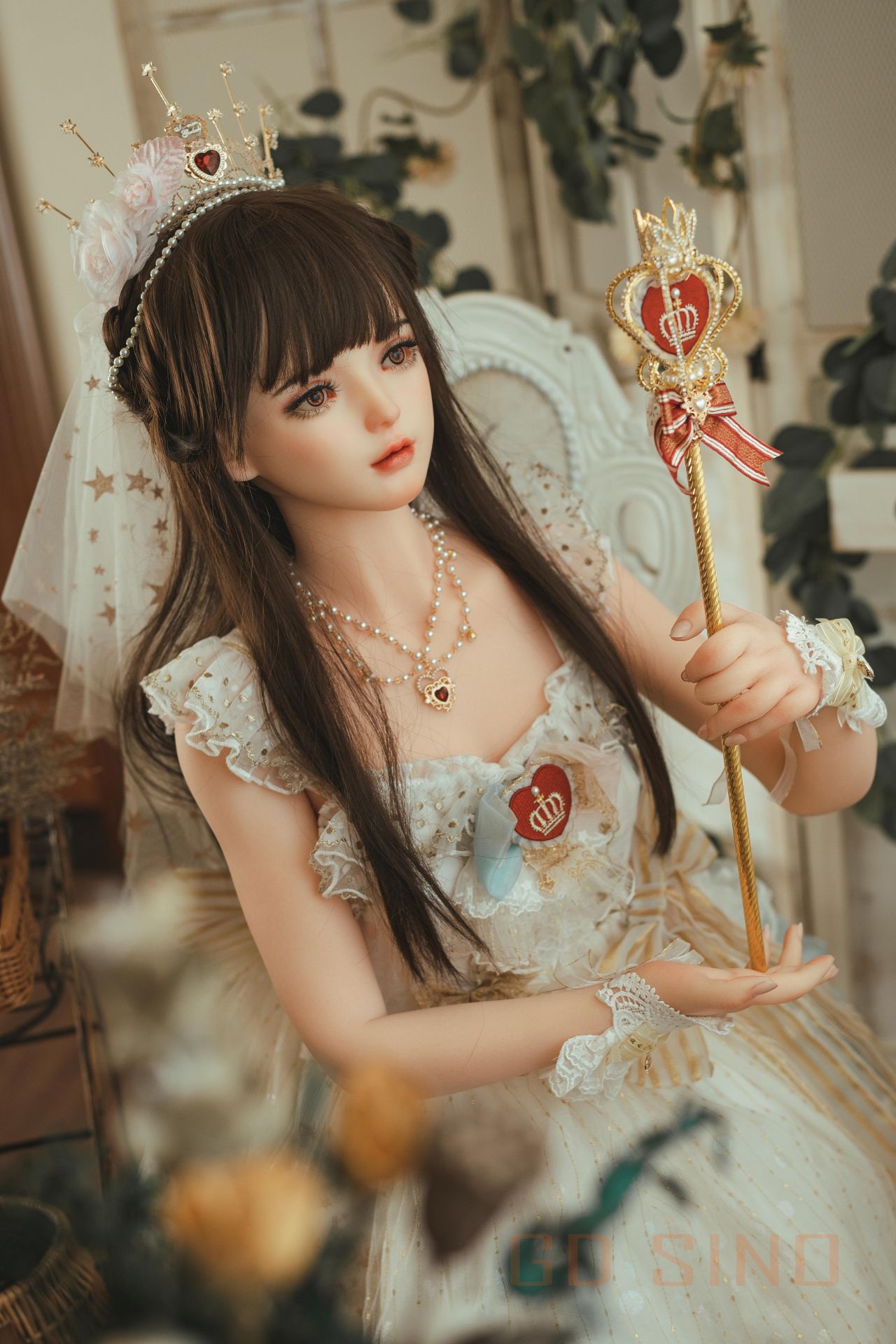 Picture of GD Sino 156cm/5ft1 C-cup Silicone Sex Doll – Luozi (Little princess)