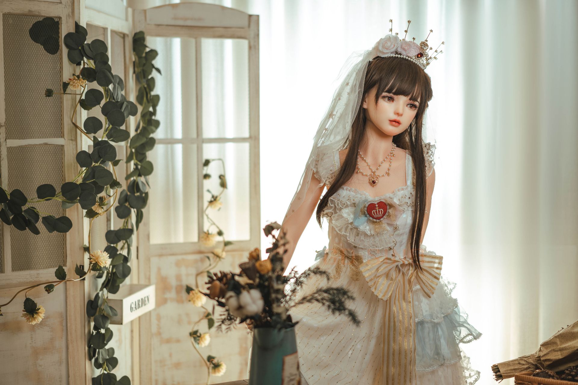 Picture of GD Sino 156cm/5ft1 C-cup Silicone Sex Doll – Luozi (Little princess)