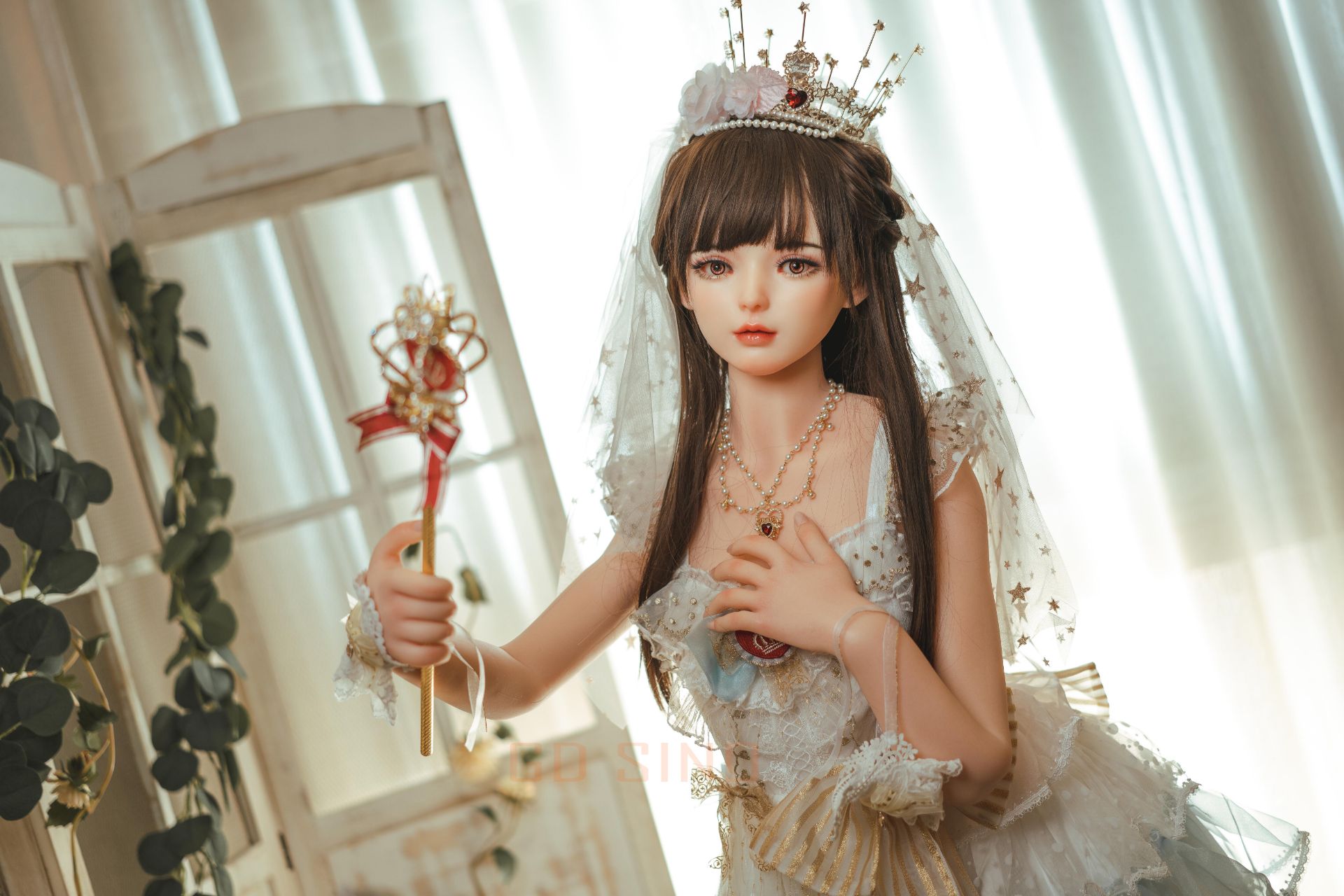 Picture of GD Sino 156cm/5ft1 C-cup Silicone Sex Doll – Luozi (Little princess)