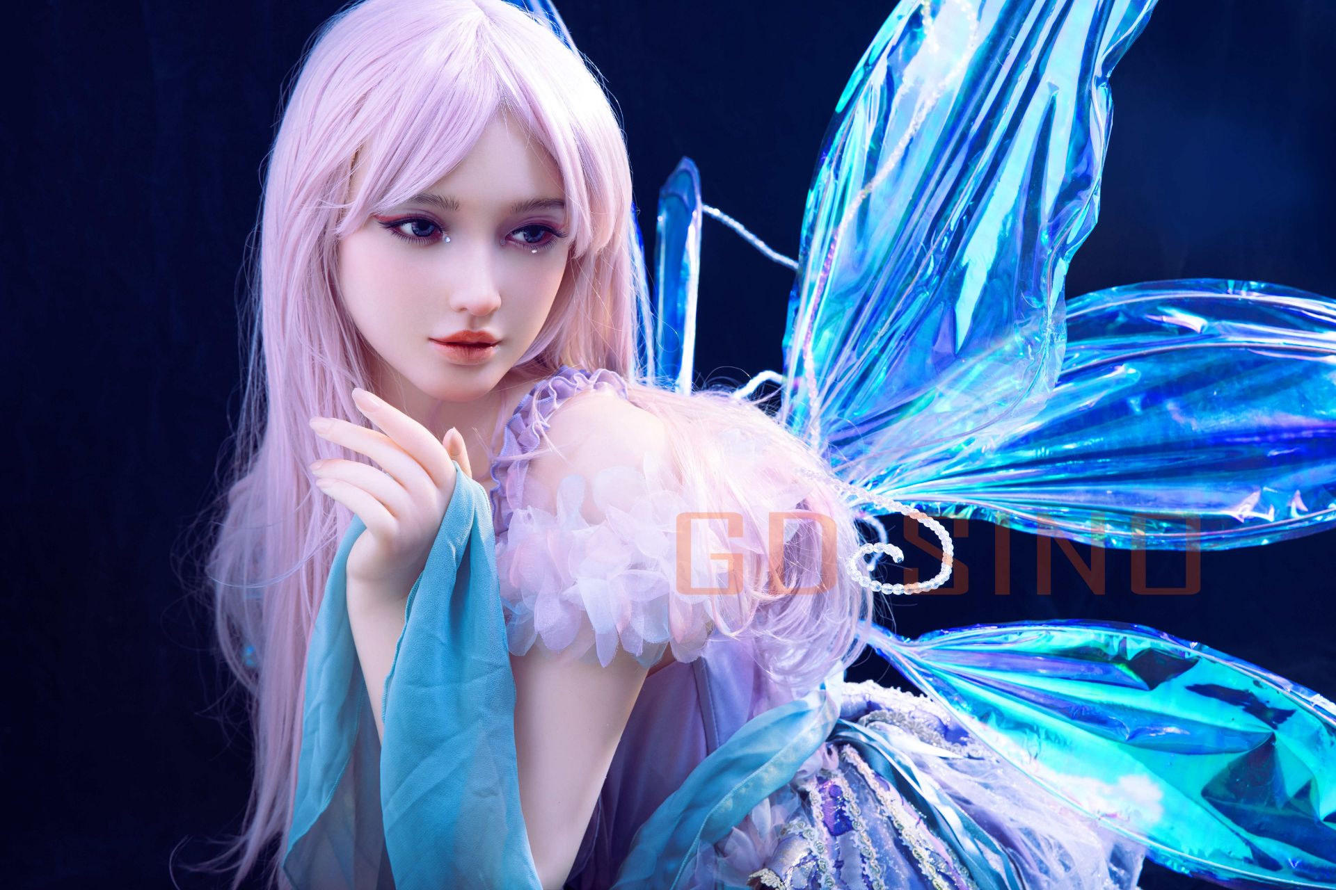 Picture of GD Sino 156cm/5ft1 C-cup Silicone Sex Doll – S33 Linyanyan R+S effect