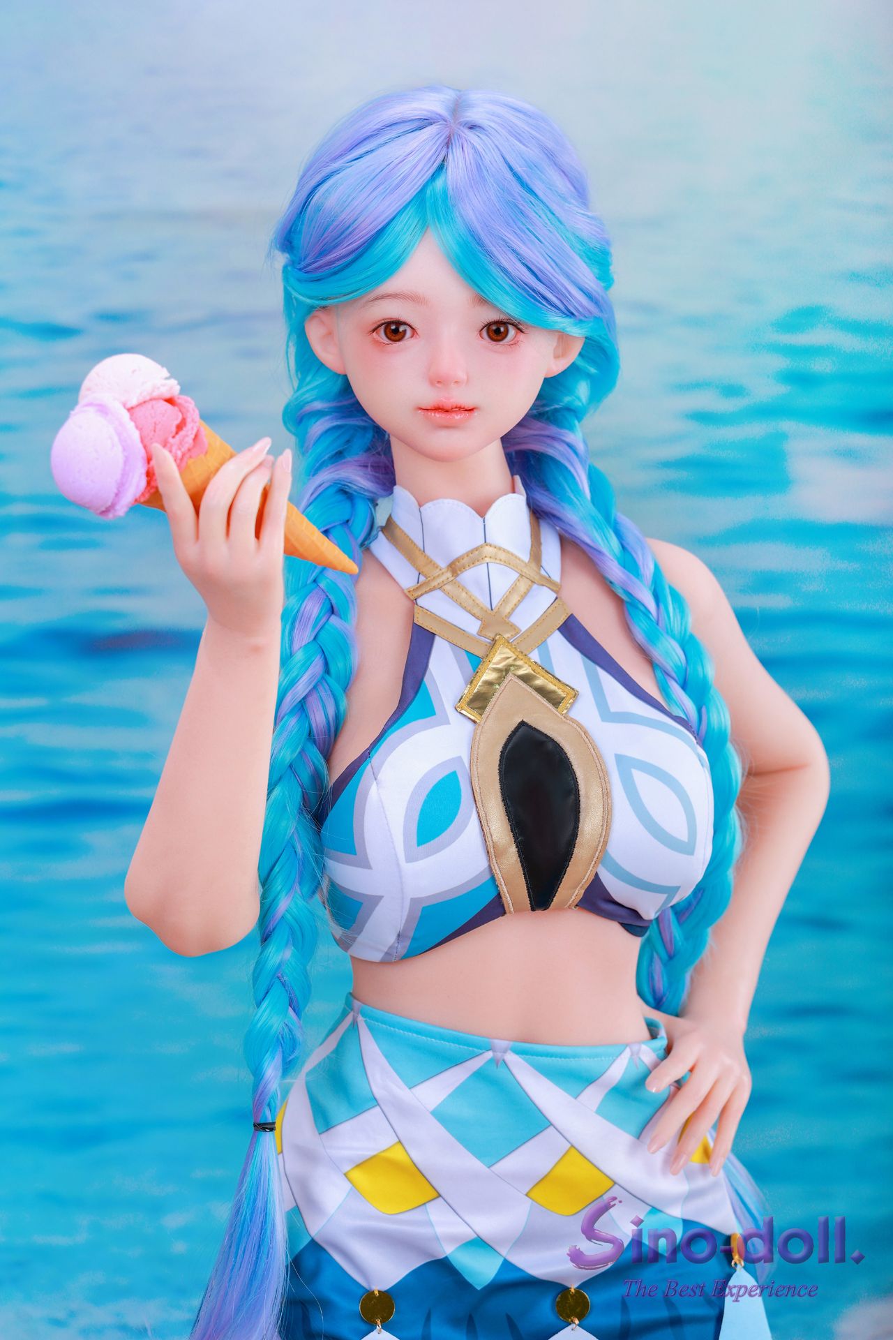 Picture of Soft Max Sino - Sino Dolls S143cm/4ft8 (Normol breasts) B-Cup + S143 (Normal breasts)+S56 Linbai (R+S effect)