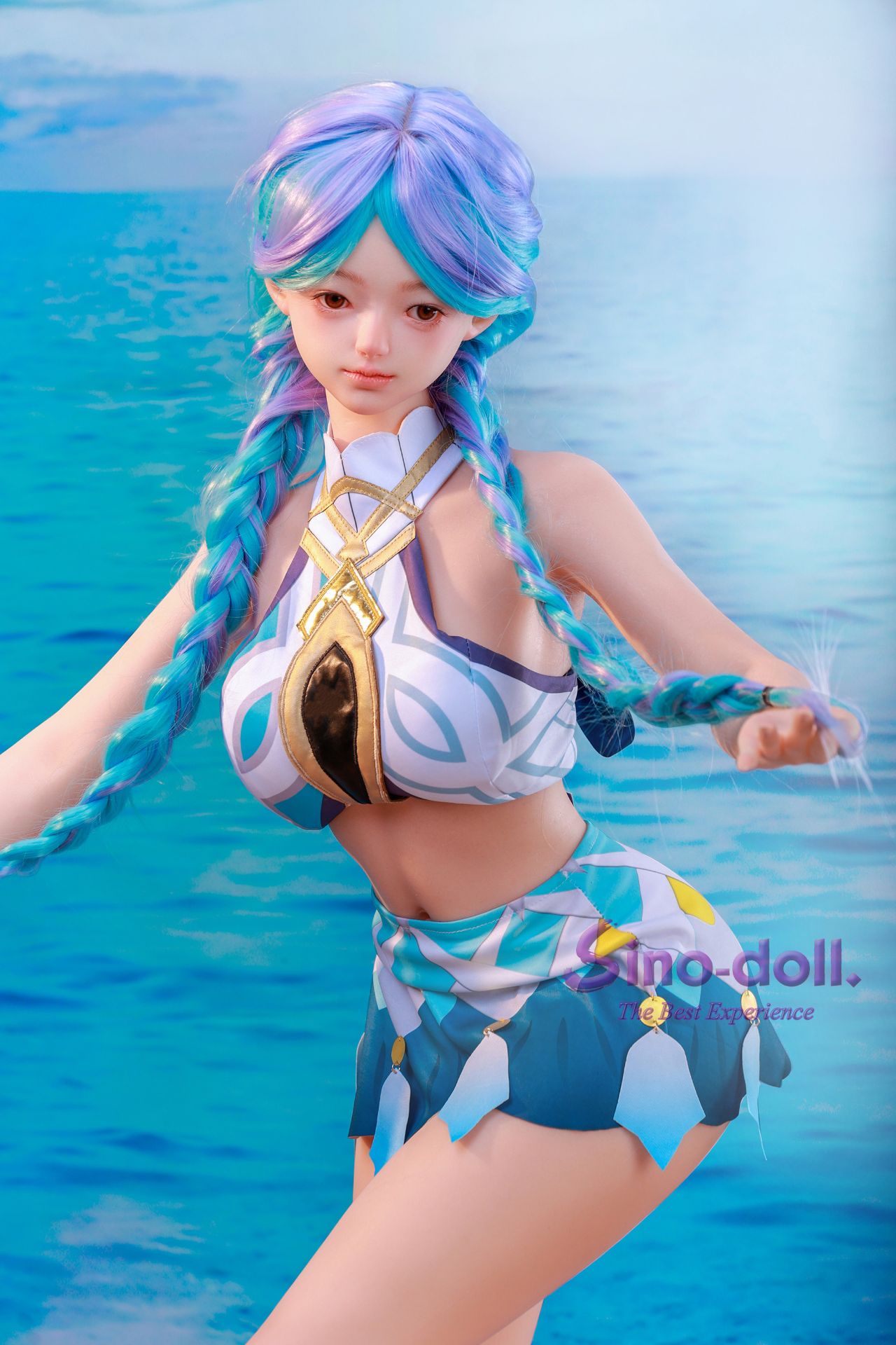 Picture of Soft Max Sino - Sino Dolls S143cm/4ft8 (Normol breasts) B-Cup + S143 (Normal breasts)+S56 Linbai (R+S effect)