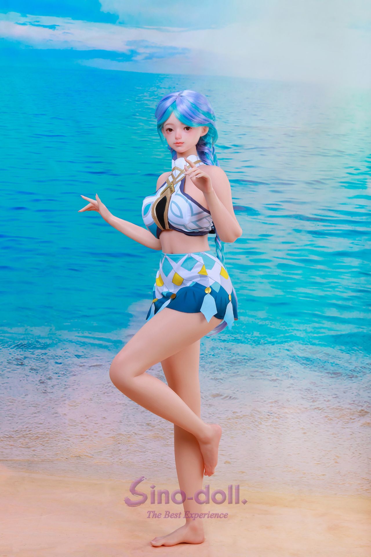 Picture of Soft Max Sino - Sino Dolls S143cm/4ft8 (Normol breasts) B-Cup + S143 (Normal breasts)+S56 Linbai (R+S effect)