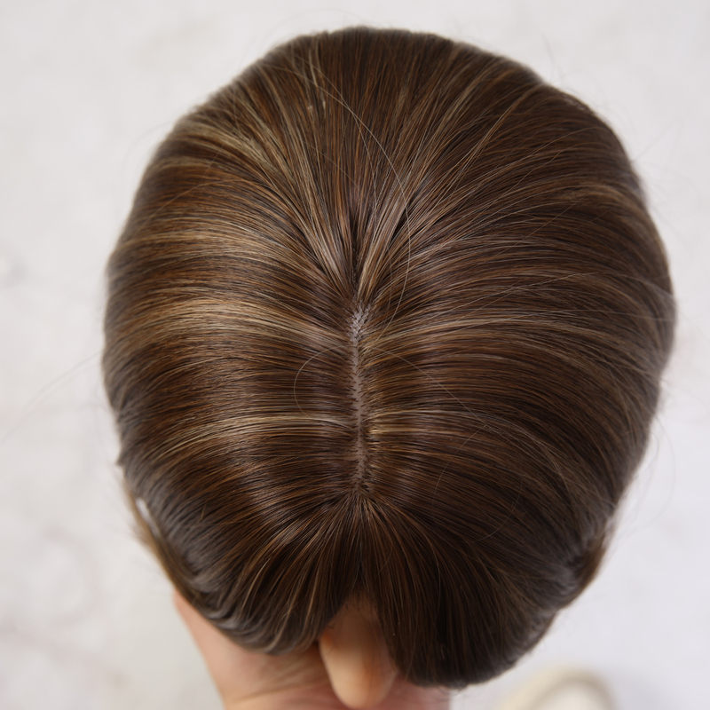 Picture of Light Brown Long Wavy Sex Doll Wig