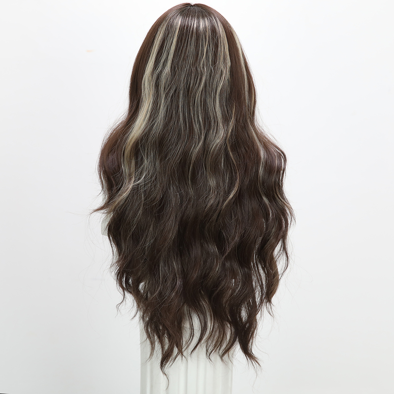 Picture of Brown Curly Middle Sex Doll Wig