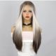 Picture of Dark Gray Gradient Sex Doll Wig