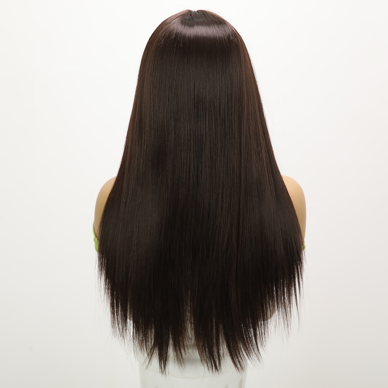 Picture of Black Long Straight Sex Doll Wig