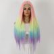 Picture of Rainbow Long Straight Sex Doll Wig