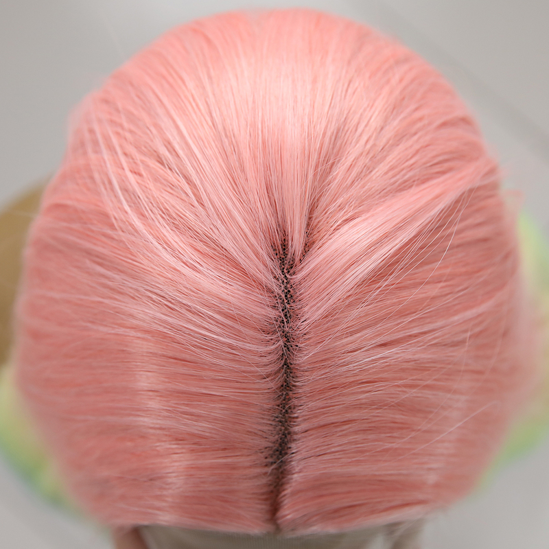 Picture of Rainbow Long Straight Sex Doll Wig