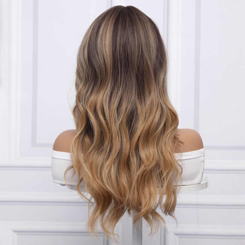 Picture of Golden Brown Wave Sex Doll Wig