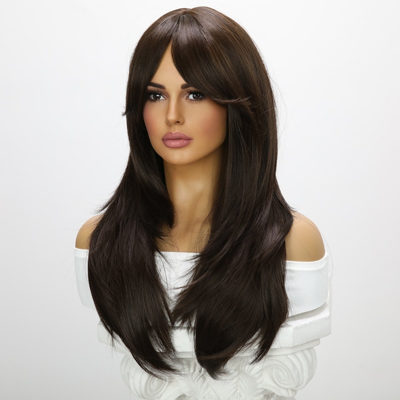 Picture of Black Long Sex Doll Wig