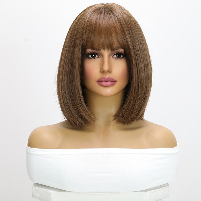 Picture of Honey Color Short Sex Doll Wig