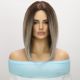 Picture of Grey Straight Short Sex Doll Wig