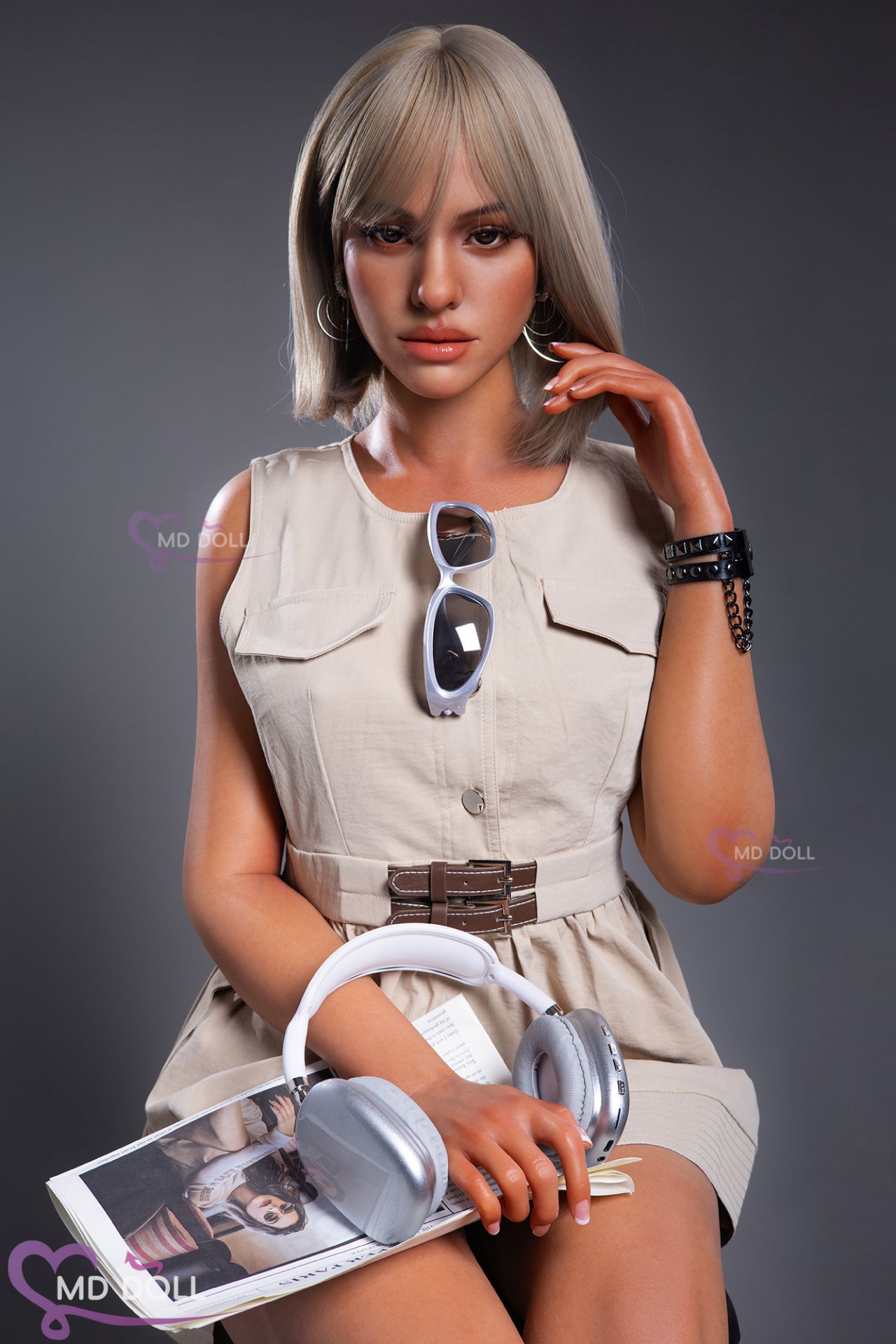 Picture of MD Doll 166(C) cm | 5ft45 D-cup Sally full silicone sex doll (M-33)