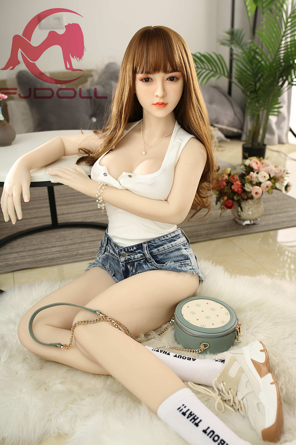 Picture of FJ Doll | 159cm/5ft2 C-Cup Silicone Head Sex Doll - Zeylah