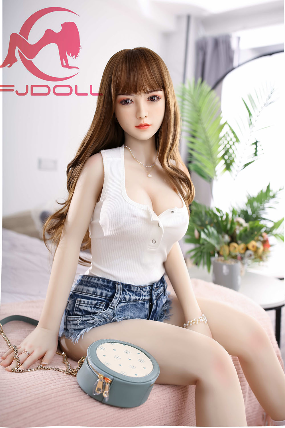 Picture of FJ Doll | 159cm/5ft2 C-Cup Silicone Head Sex Doll - Zeylah