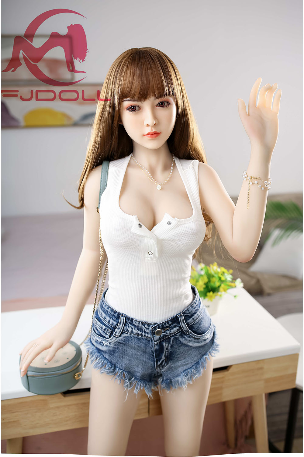 Picture of FJ Doll | 159cm/5ft2 C-Cup Silicone Head Sex Doll - Zeylah