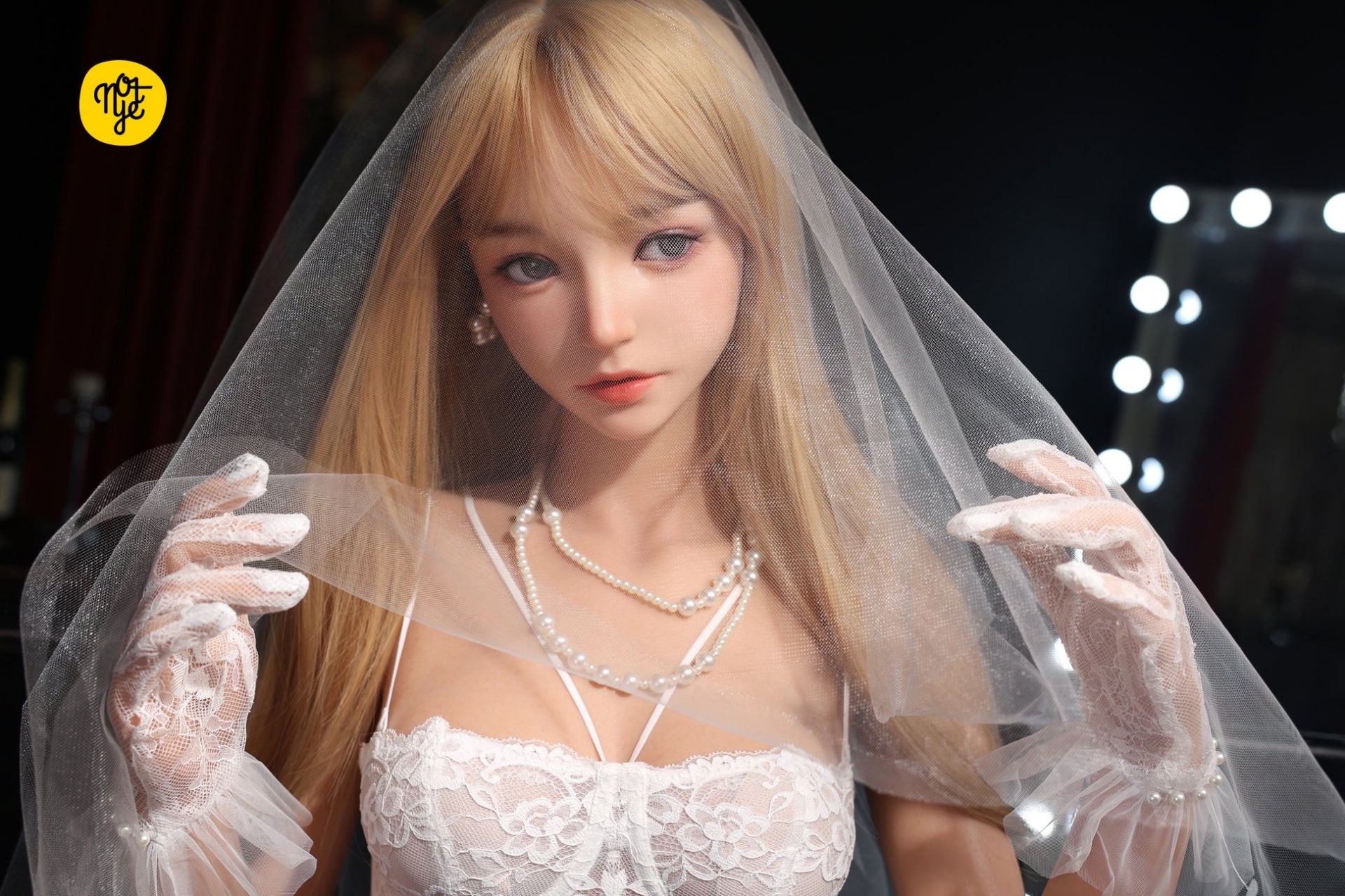 Picture of Boobs Half Body Silicone Sex Doll with ROS Head Real skin texture